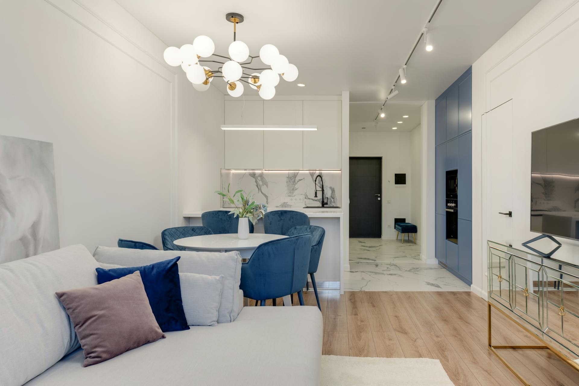 Luxury open plan interior